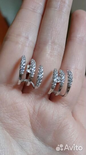 Серебряные серьги 925 пробы