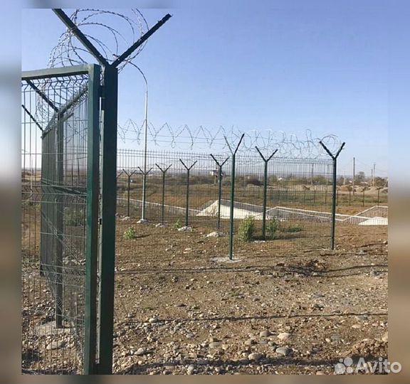 Сетка для забора 3d