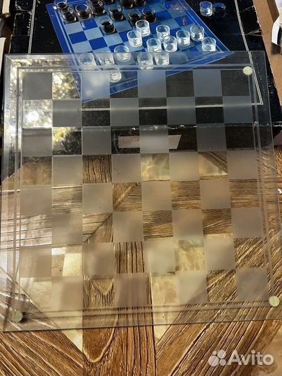 Подарочный набор рюмок шахматы