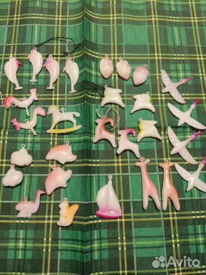 Игрушки для ёлки Малютки пластик