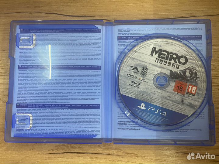 Метро: Исход (Metro Exodus) диск для PS4 б/у