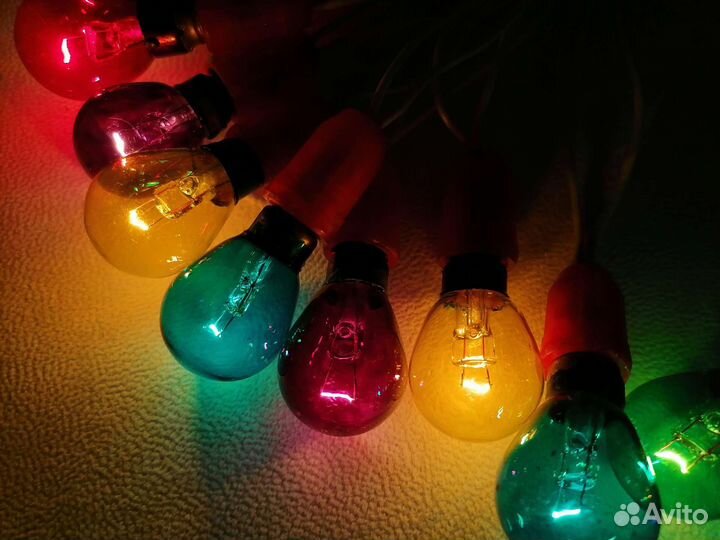 Елочная гирлянда (электрогирлянда) Ег-20А, СССР