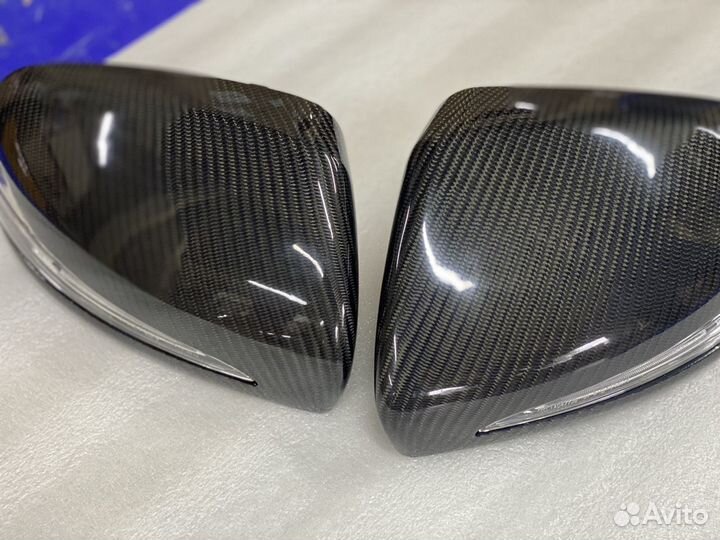Крышки зеркал карбоновые на mercedes w222
