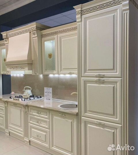 Цена за кухонный гарнитур жемчуг Шампань 4.2