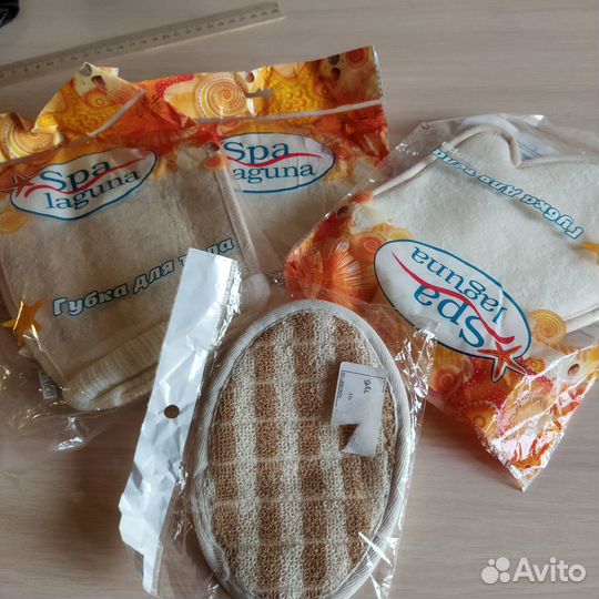 Губка для тела, мочалка spa laguna