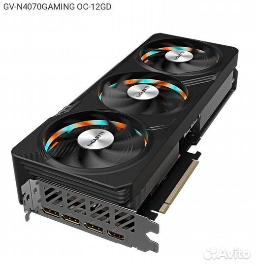 Видеокарта Gigabyte nVidia GeForce RTX 4070 Gaming