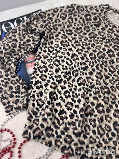 Домашнаяя леопардовая кофта S Hunkemoller