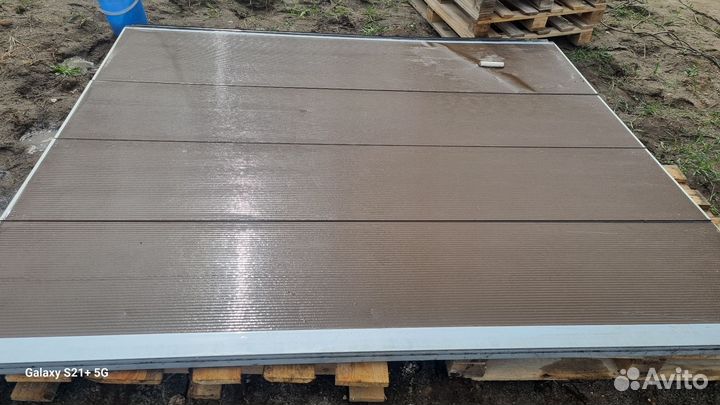 Секционные ворота алютех б/у