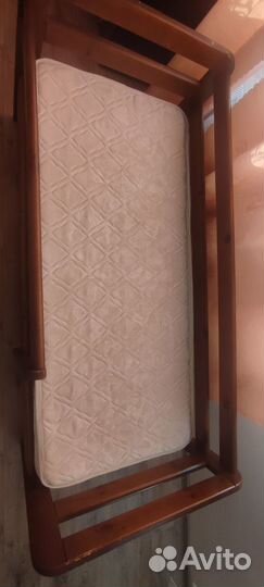 Детская кровать с матрасом бу