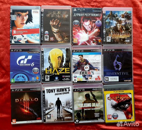PS3) набор игр