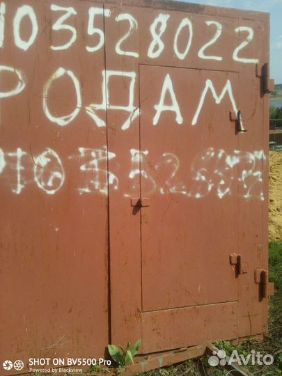 Ворота гаражные металлические бу