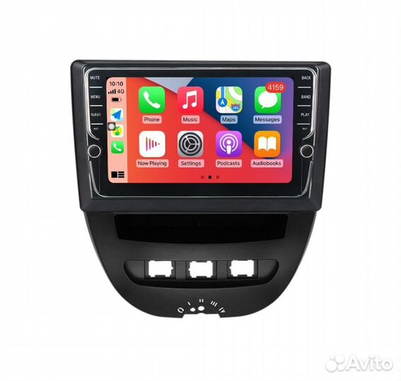 Магнитола Пежо 107 2005-2014 Андроид 4g DSP