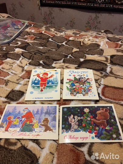 Новогодние открытки ссср,В.Зарубин
