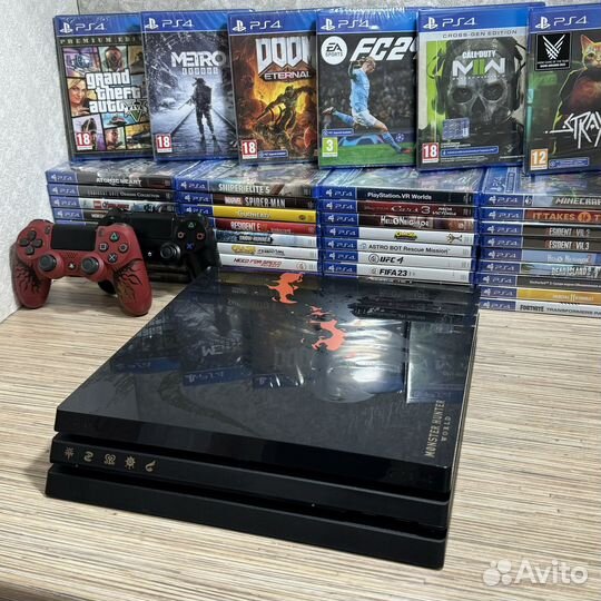 Sony PS4 Pro 1TB Monster Hunter Edition + 60Игр