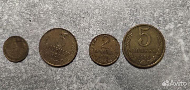 Годовой набор монет СССР