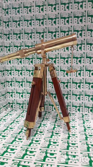 Телескоп Рэтро Латунь цвет gold