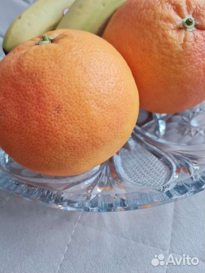 Блюдо для фруктов хрусталь