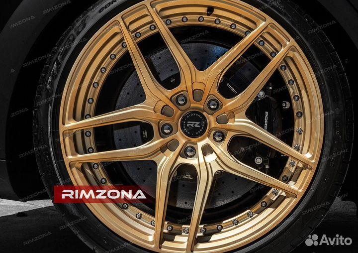 Кованые диски R22 на Porsche Cayenne