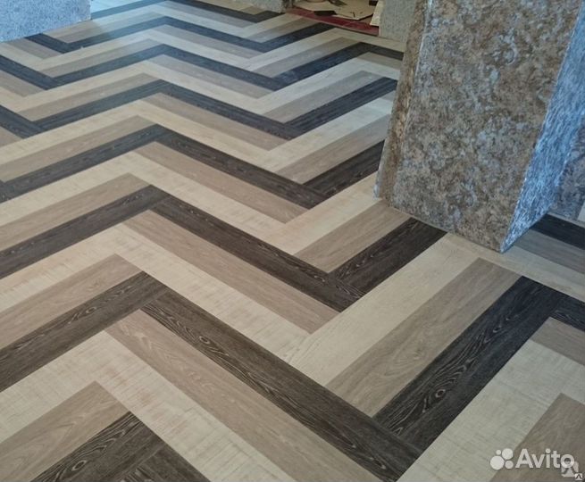 Укладка ламината,кварцвенила,линолеума