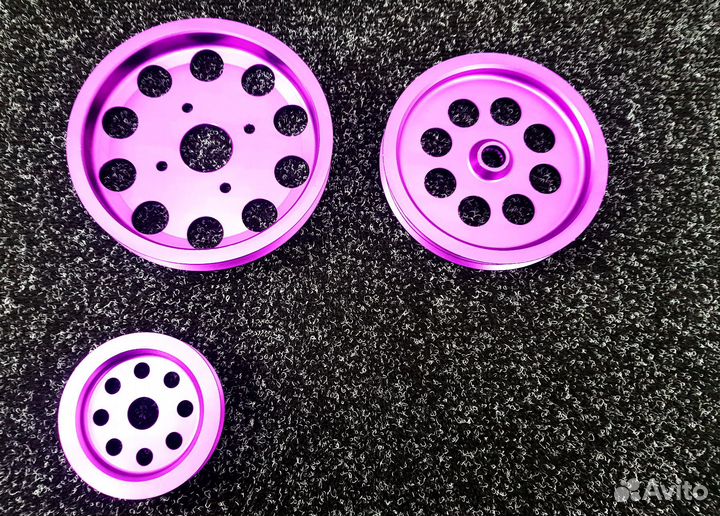 Шкивы алюминиевые облегченные - Nissan Skyline GTR