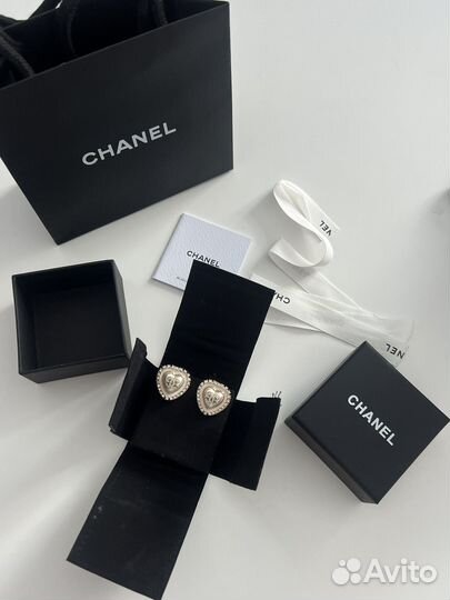 Серьги chanel оригинал