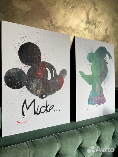 Картина акрил холст