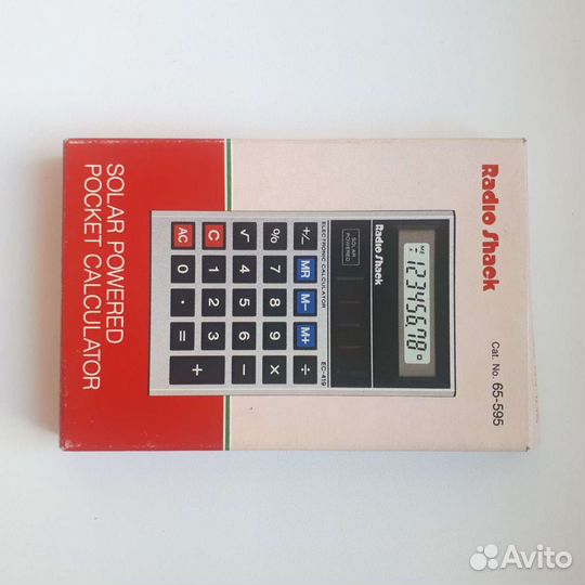 Калькулятор, 1988, Radio Shack, Япония