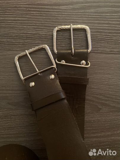 Ремень мужской кожаный