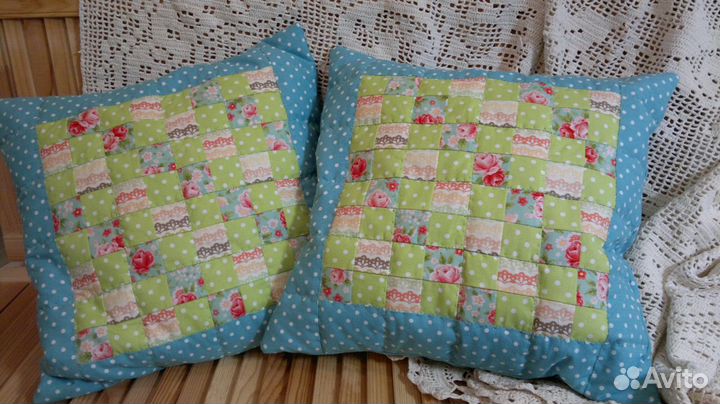 Чехлы для подушки в стиле пэчворк, прованс