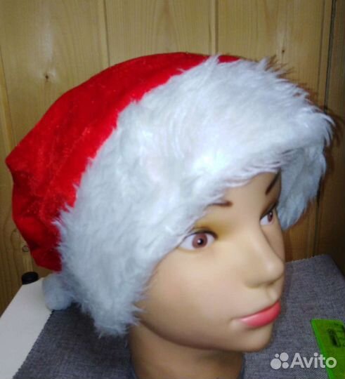 Шапка Санта Клауса, деда Мороза (новая)