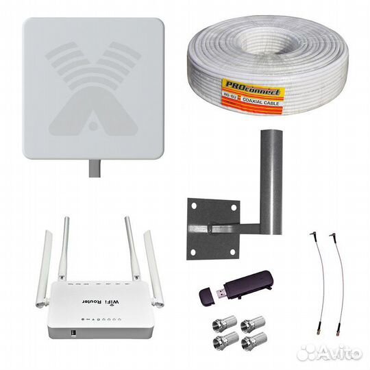 Модем 4G, Wi-Fi роутер,комплект для интернета