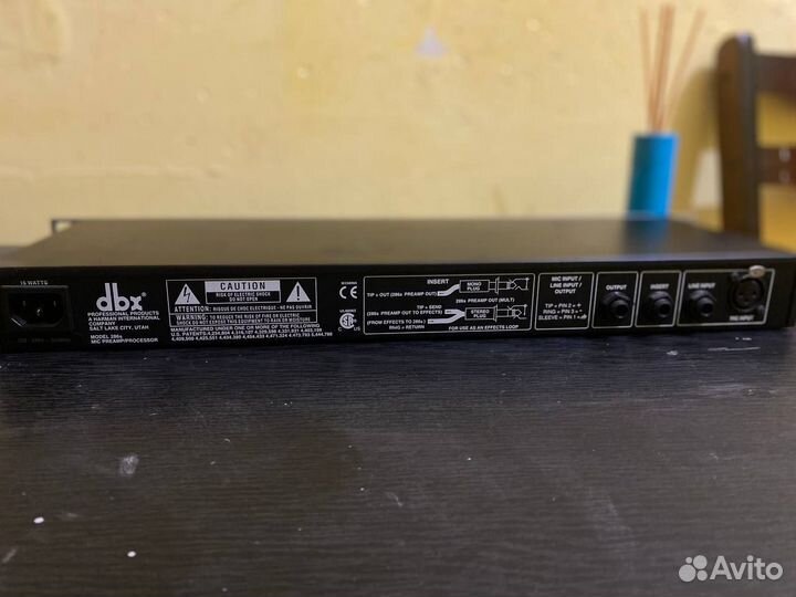 Микрофонный предусилитель /компрессор/гейт dbx286s