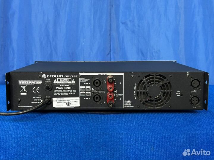 Усилитель мощности Crown Lps 1500