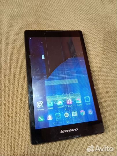 Планшет lenovo с разбитой матрицей