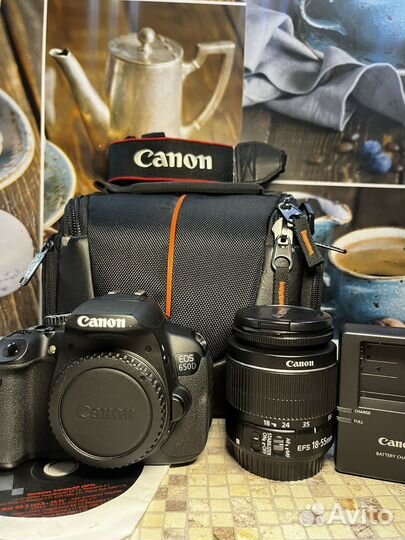 Canon 650d kit ii идеальное состояние