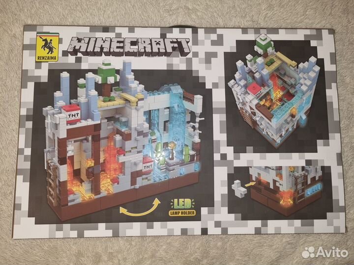 Конструктор Lego майнкрафт белая крепость 866