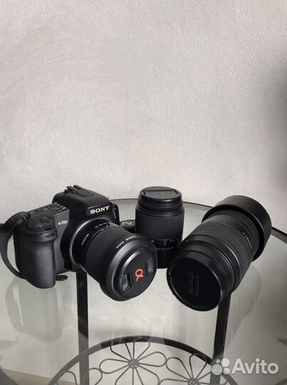 Продам фотоапарат sony dslr A 350, и обьяктивы