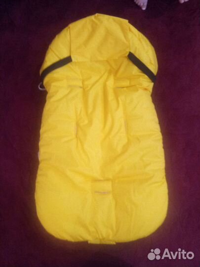 Конверт зимний на меху, длина 80 см