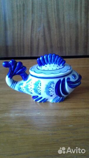 Фарфоровые шкатулки - сахарницы Гжель СССР