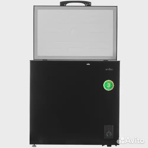 Морозильный ларь 200 литров черный