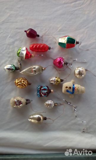 Елочные игрушки СССР
