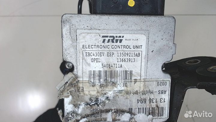 Блок абс, насос Opel Vectra C, 2003