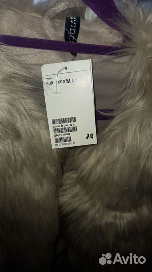 Искусственная шуба hm короткая