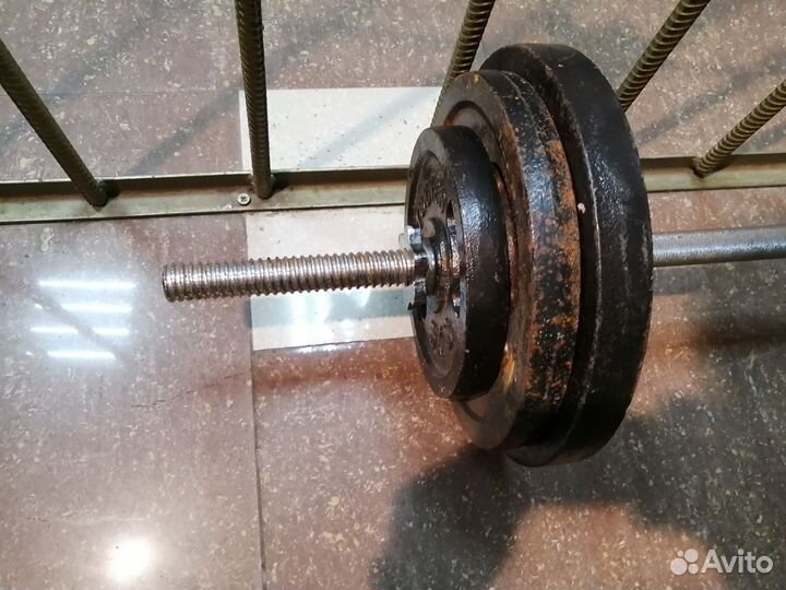 Штанга 70 кг. (гриф 10 кг./блины 2шт.-5кг./2шт.-10