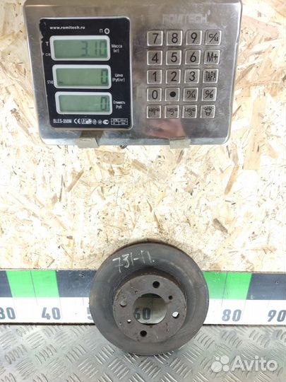 Диск тормозной передний Mitsubishi Carisma 2000 20