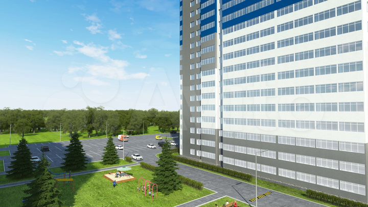 Квартира-студия, 24,7 м², 6/25 эт.