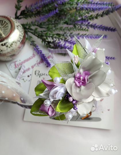 Ободок для девочки. Ручная работа