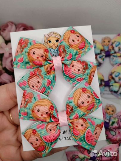 Бантики для девочек ручной работы