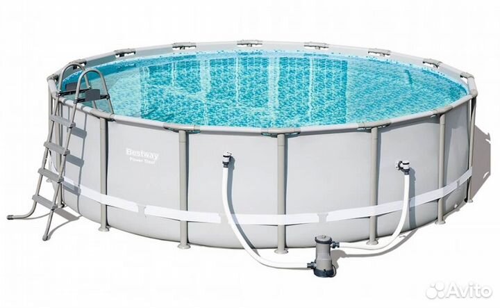 Каркасный бассейн bestway 56451 488х122 см