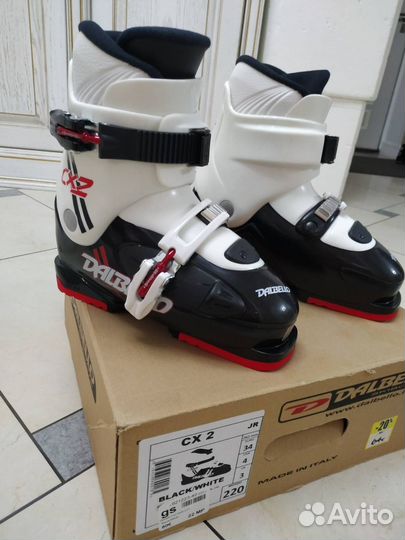 Горнолыжные ботинки детские 262 мм, евро 34